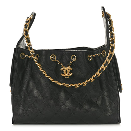 Chanel Caviar Quilted Small Chanel 25 Handbag Black 1 of 11