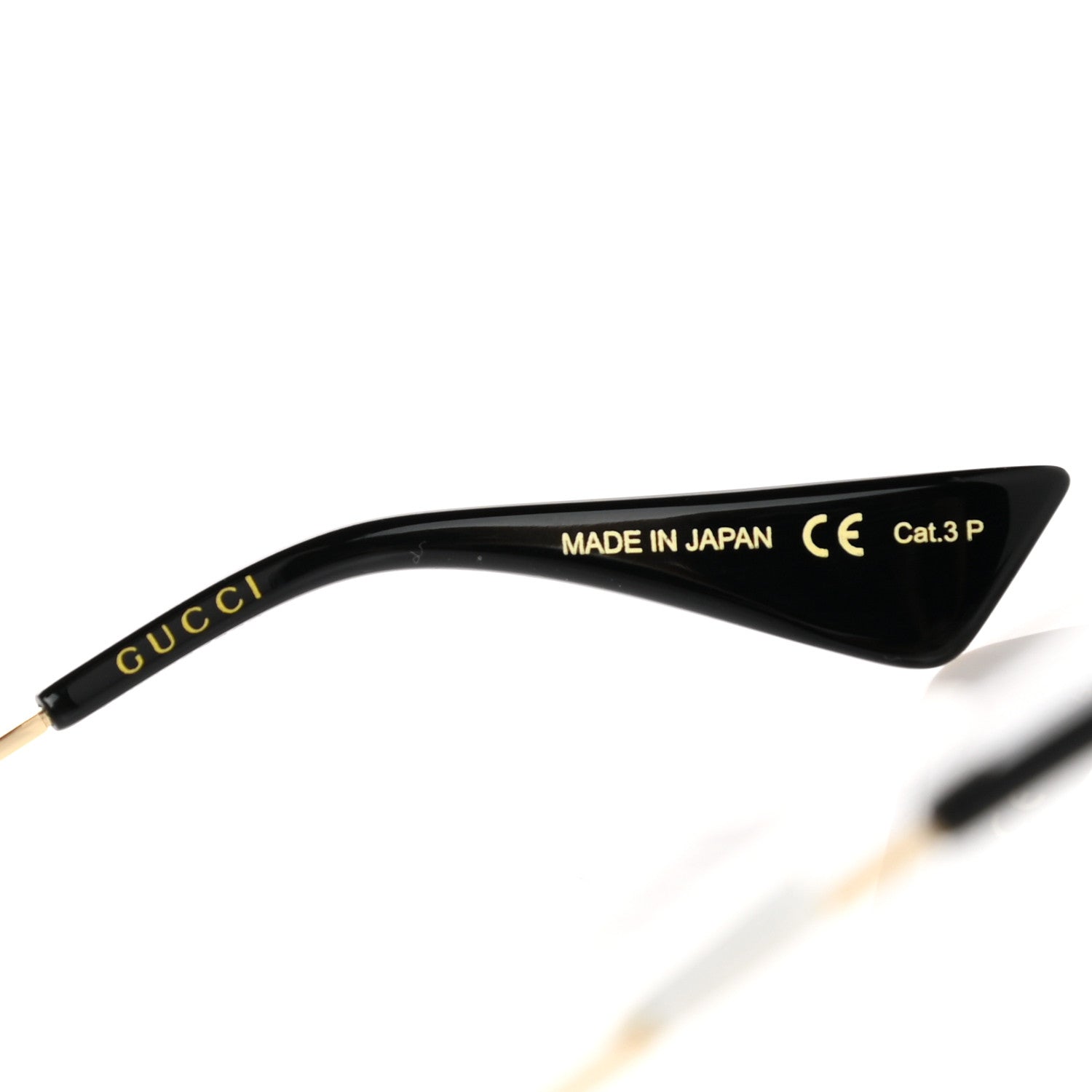 Gucci Aviator Sunglasses GG0062S Black Gold 6 of 7