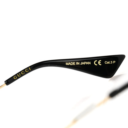 Gucci Aviator Sunglasses GG0062S Black Gold 6 of 7