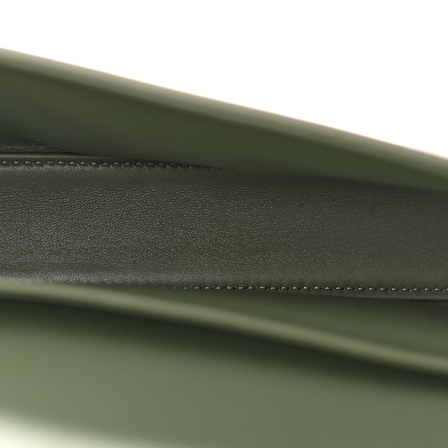 Shiny Calfskin Triomphe Shoulder Bag Celadon