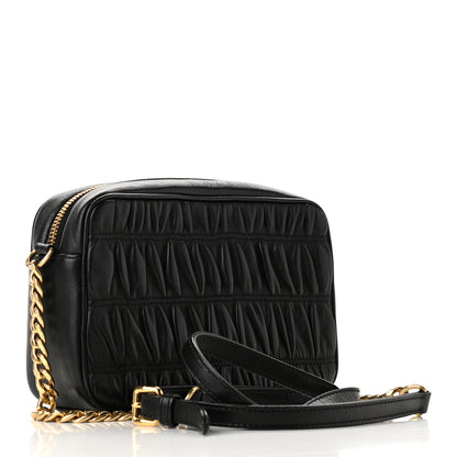 Prada Nappa Gaufre Camera Bag Black 3 of 11