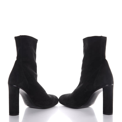 Hermes Suede Ankle Boots 39.5 Black 6 of 8