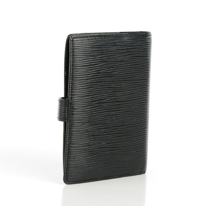 Louis Vuitton Epi Small Ring Agenda Cover Black 5 of 14