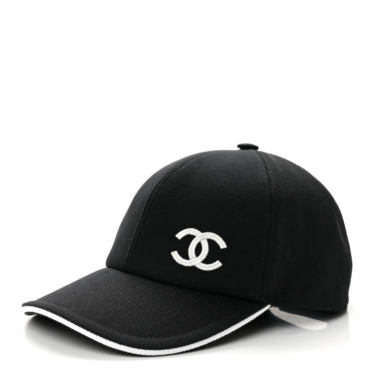 Cotton CC Cap Hat Black White