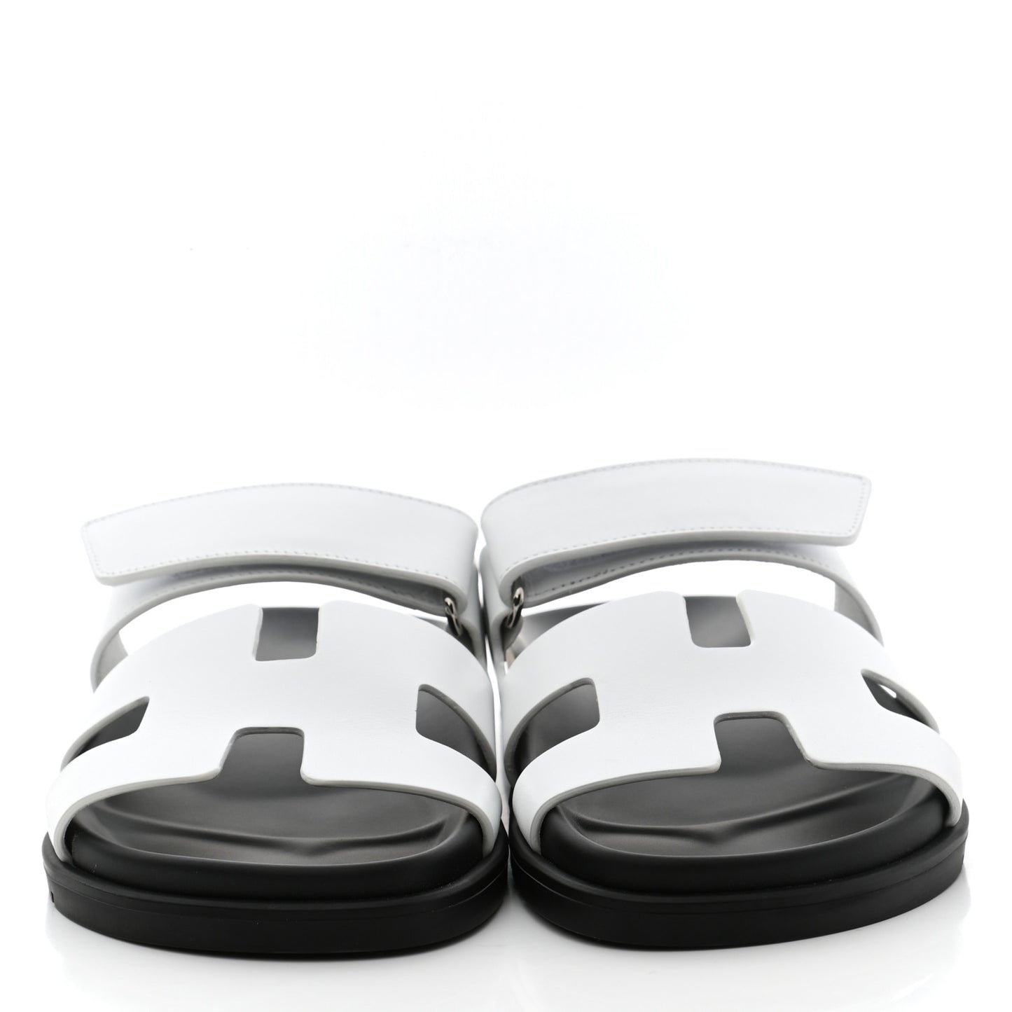 Calfskin Womens Chypre Sandals 37 White