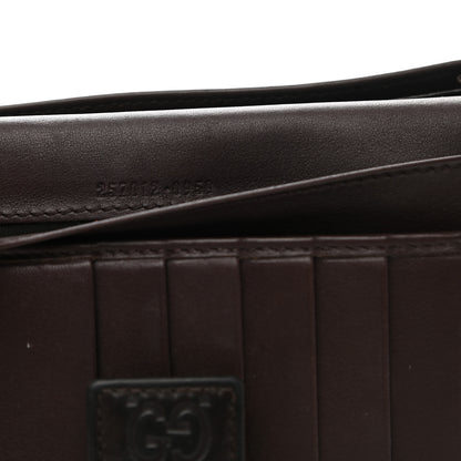 Gucci Guccissima Signature Dice Continental Wallet Chocolate 9 of 9
