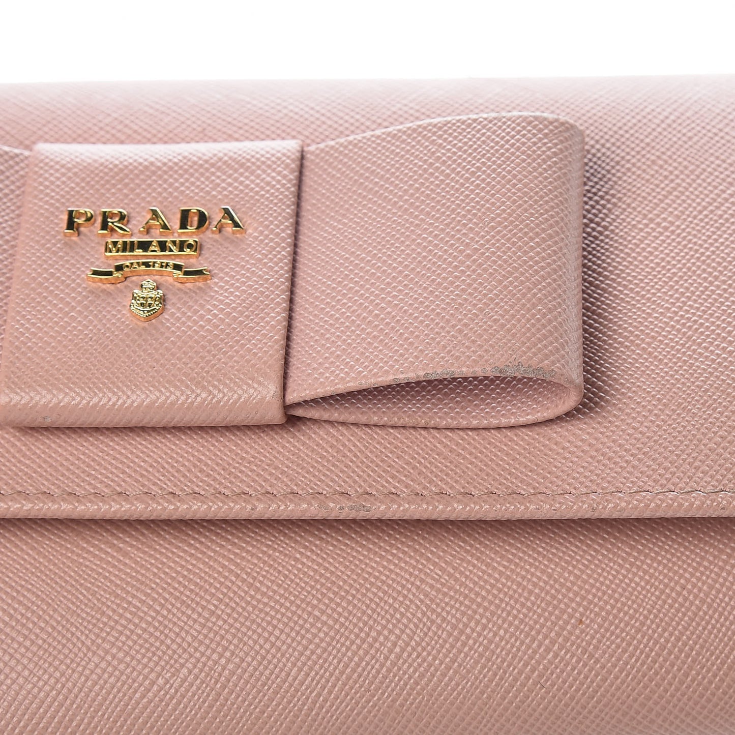 Saffiano Bow Continental Wallet Orchidea