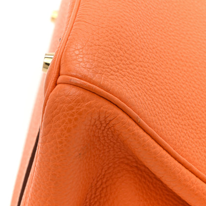 Hermes Togo Birkin 35 Orange 12 of 19