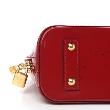 Louis Vuitton Vernis Alma BB Rose Indien 7 of 13