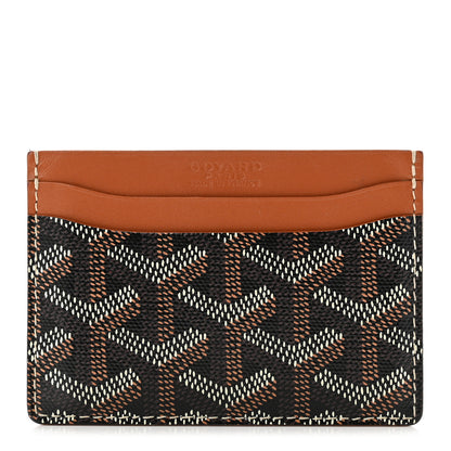 Goyard Goyardine Saint Sulpice Card Holder Black Gold 1 of 6