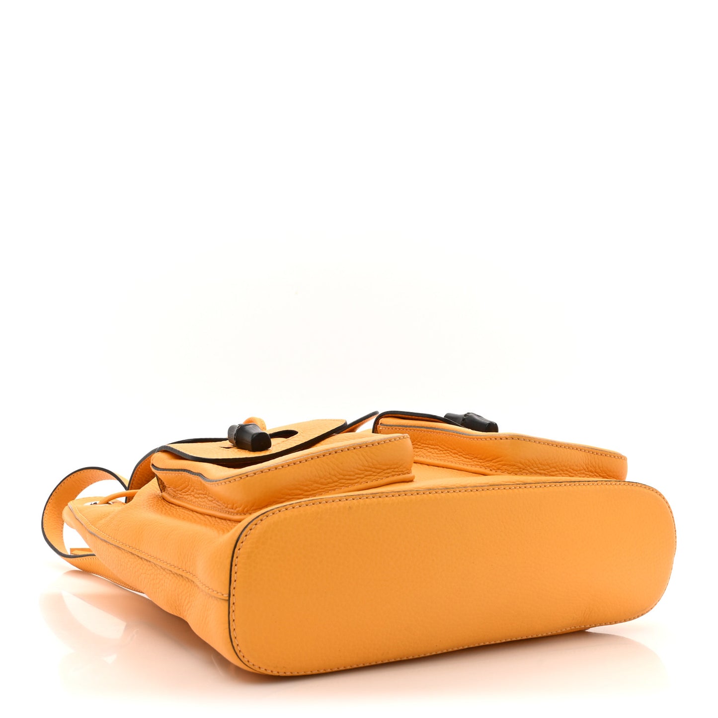 Cellarius Calfskin Medium Bamboo Backpack Orange