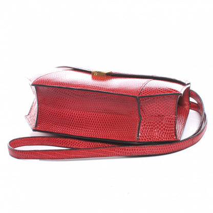 Hermes Lizard Sac Rhapsody Rouge Moyen 4 of 6
