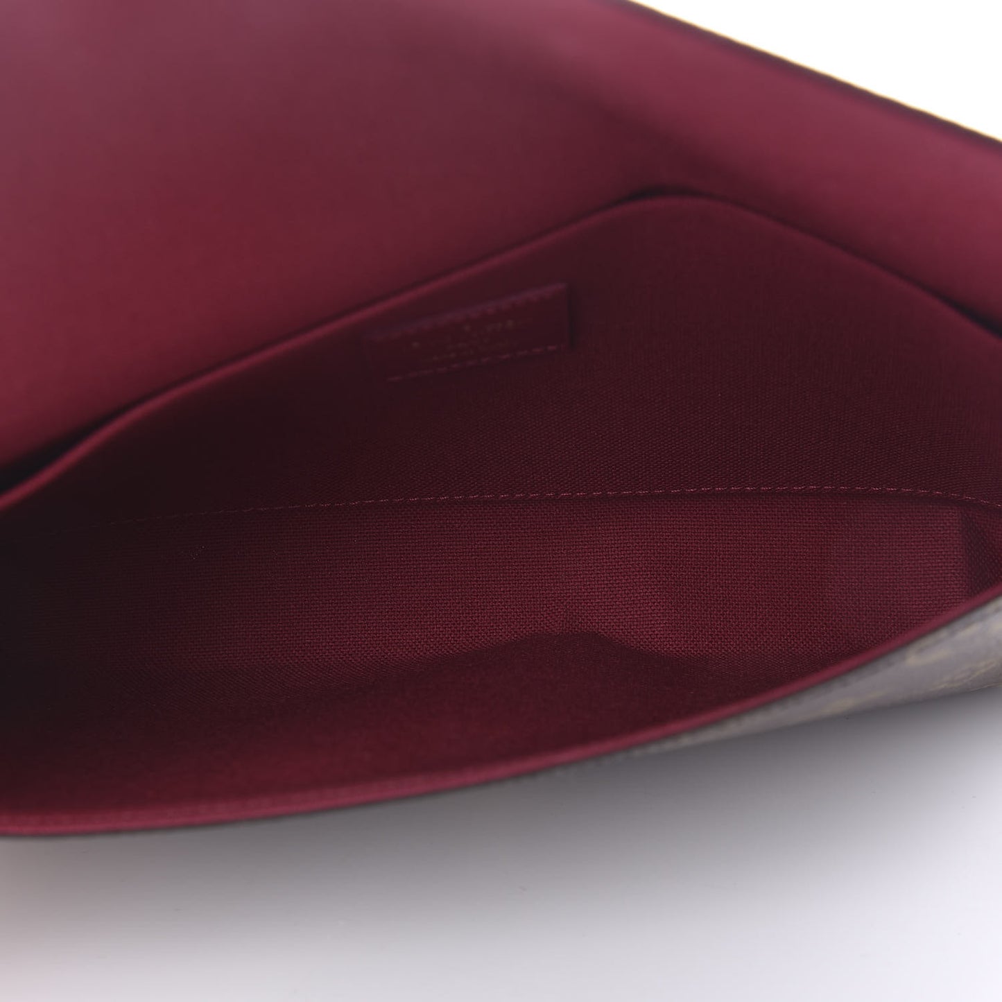 Monogram Pochette Felicie Chain Wallet Fuchsia