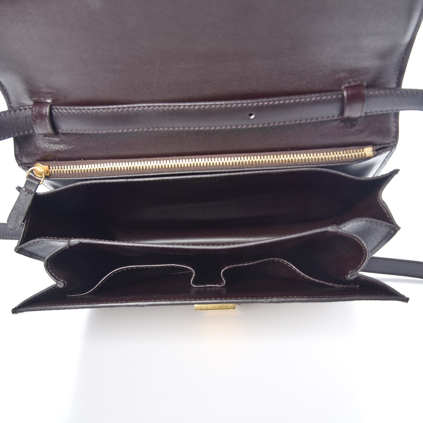 Cobra Calfskin Medium Classic Box Flap Bag Natural