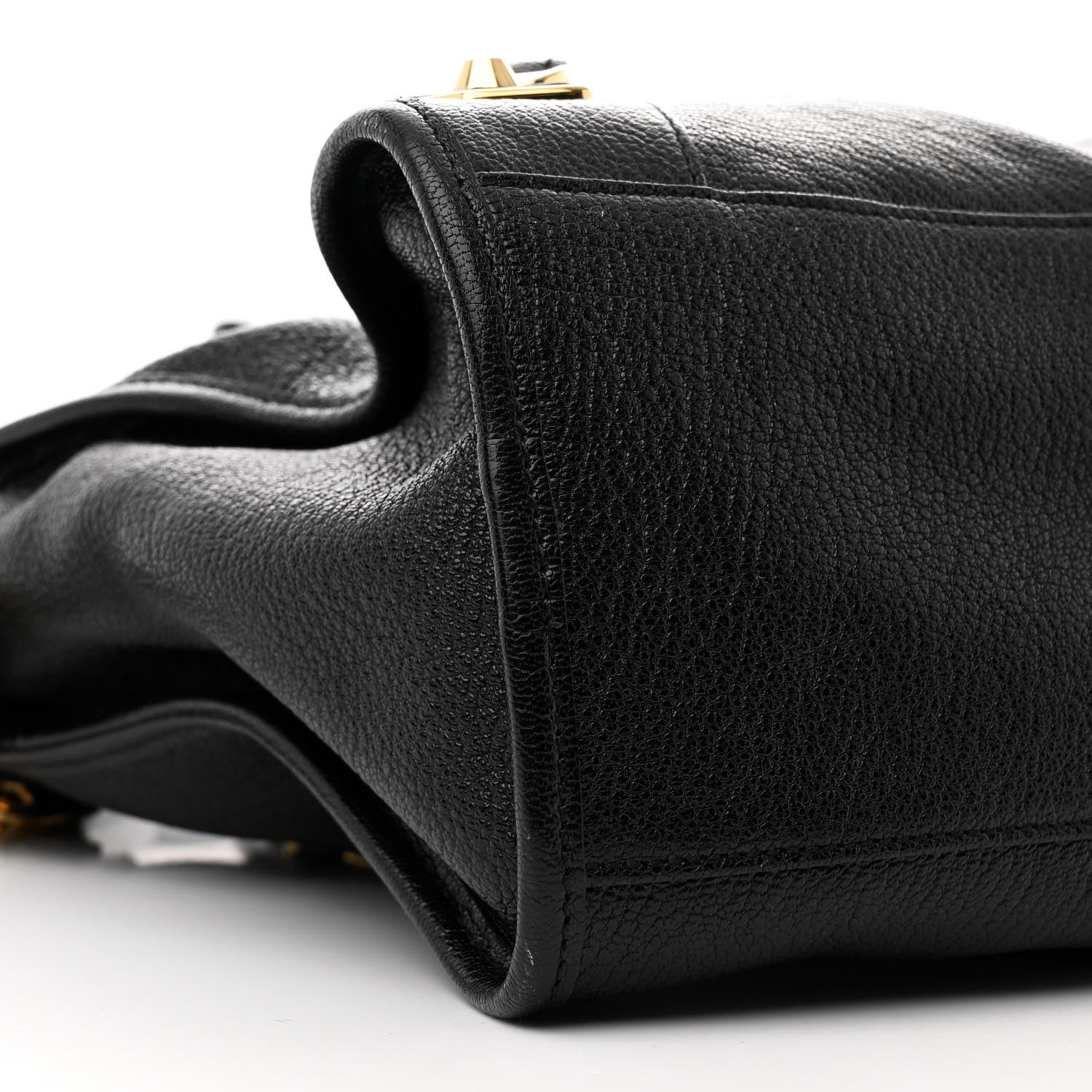 Balenciaga Chevre Gold Metallic Edge Hardware City Black 10 of 11