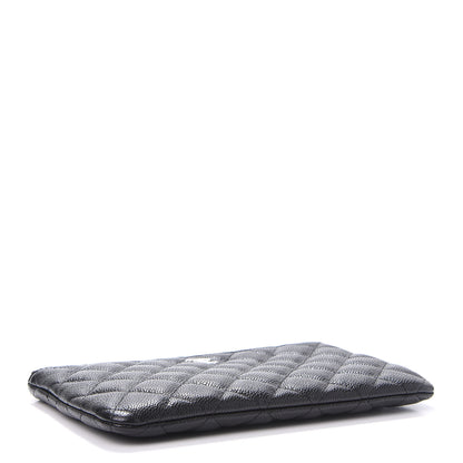 Chanel Caviar Quilted Cosmetic Case Black 4 of 8