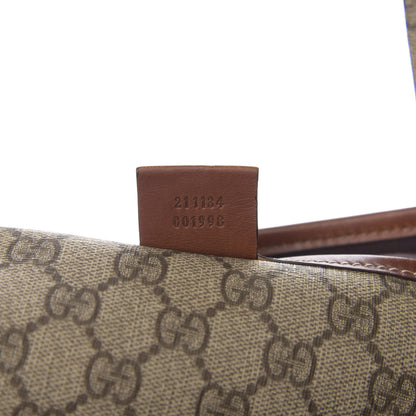 Gucci GG Plus Monogram Medium Signature Web Loop Tote Brown 6 of 12