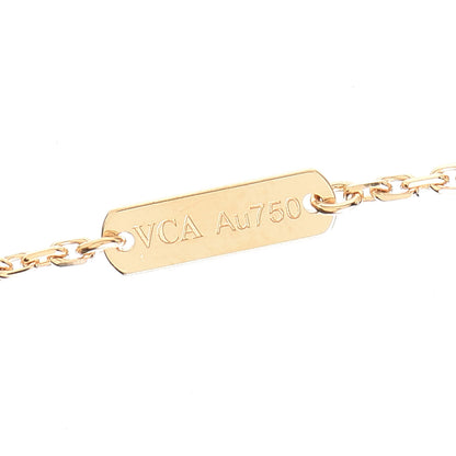 Van Cleef & Arpels 18K Yellow Gold Guilloche Vintage Alhambra Pendant Necklace 6 of 8