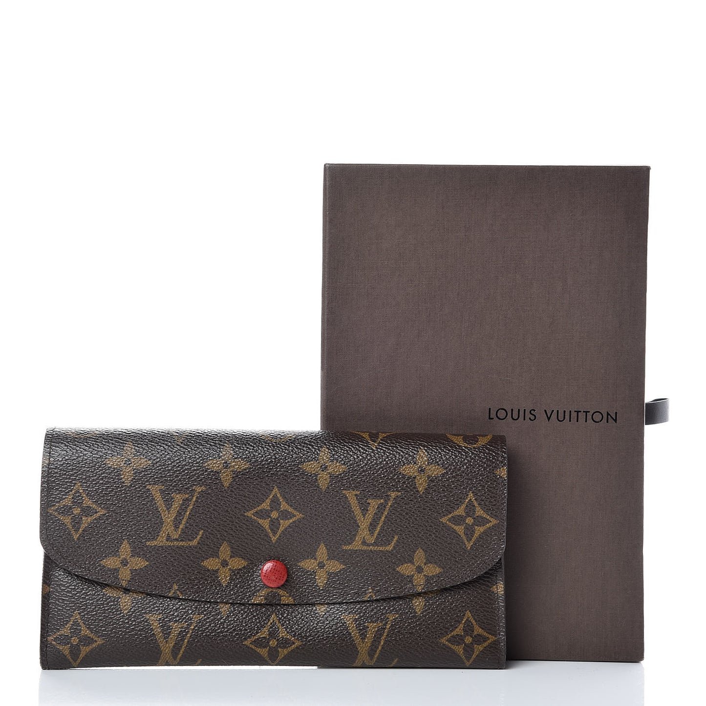 Monogram Emilie Wallet Red