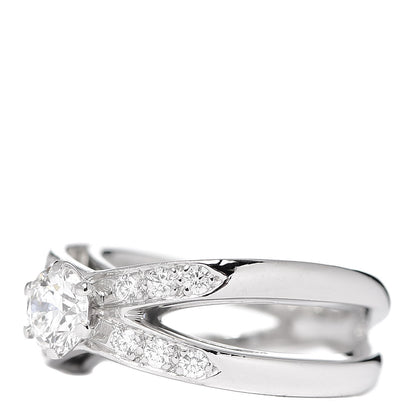 Tiffany Platinum Diamond .50ct X Solitaire Engagement Ring 49 5 3 of 7