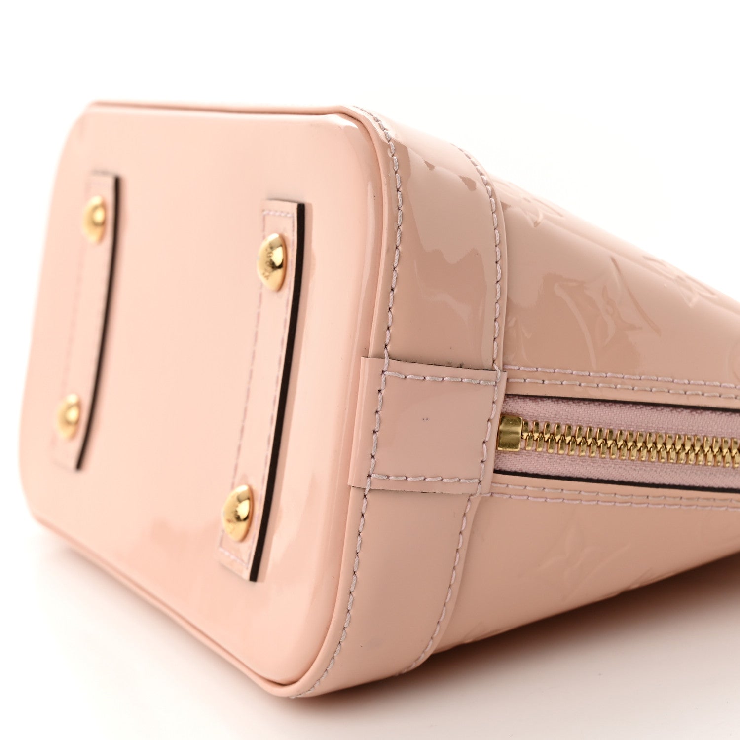 Louis Vuitton Vernis Alma BB Rose Ballerine 11 of 16