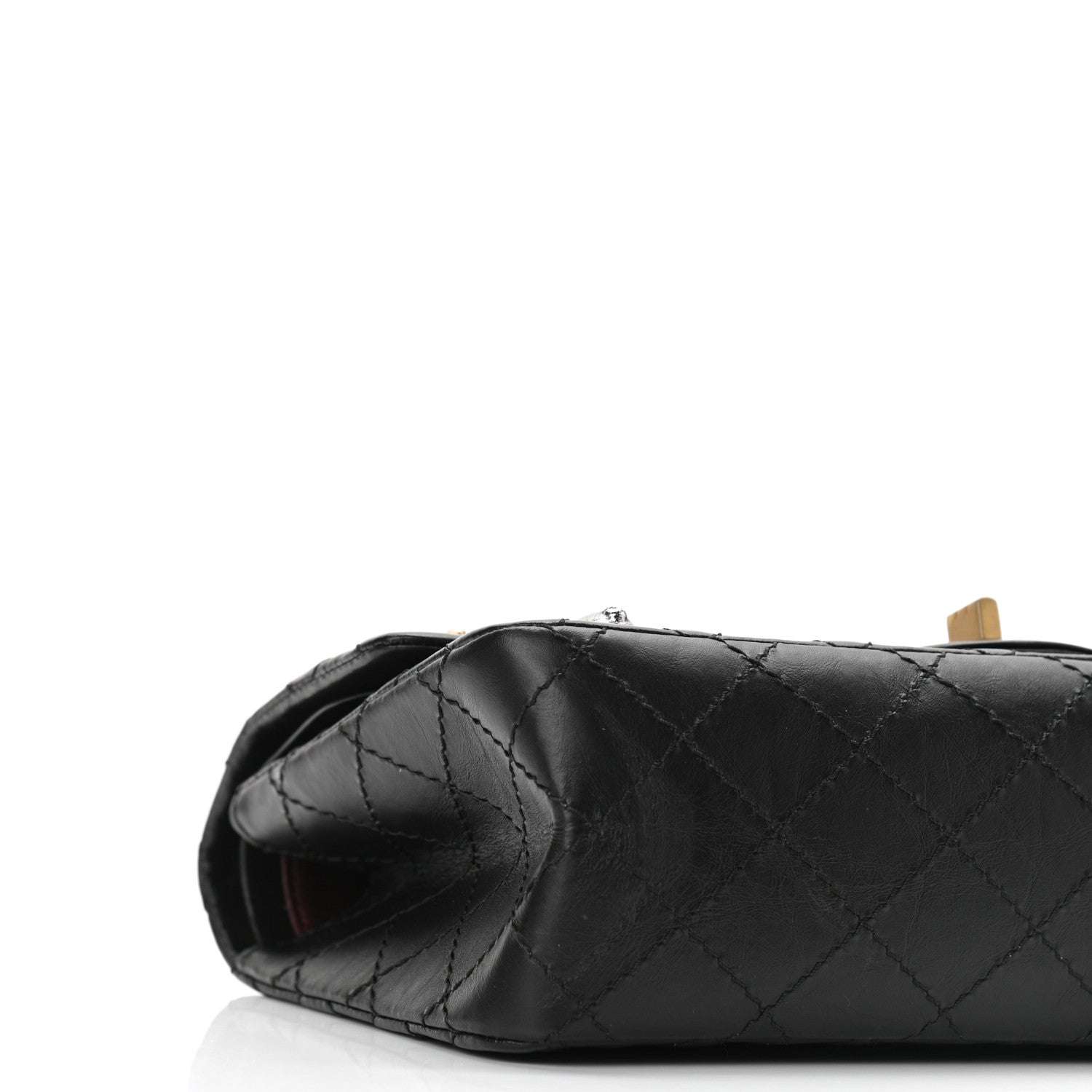 Chanel Aged Calfskin Lucky Charms 2.55 Reissue 225 Flap Black 8 of 10