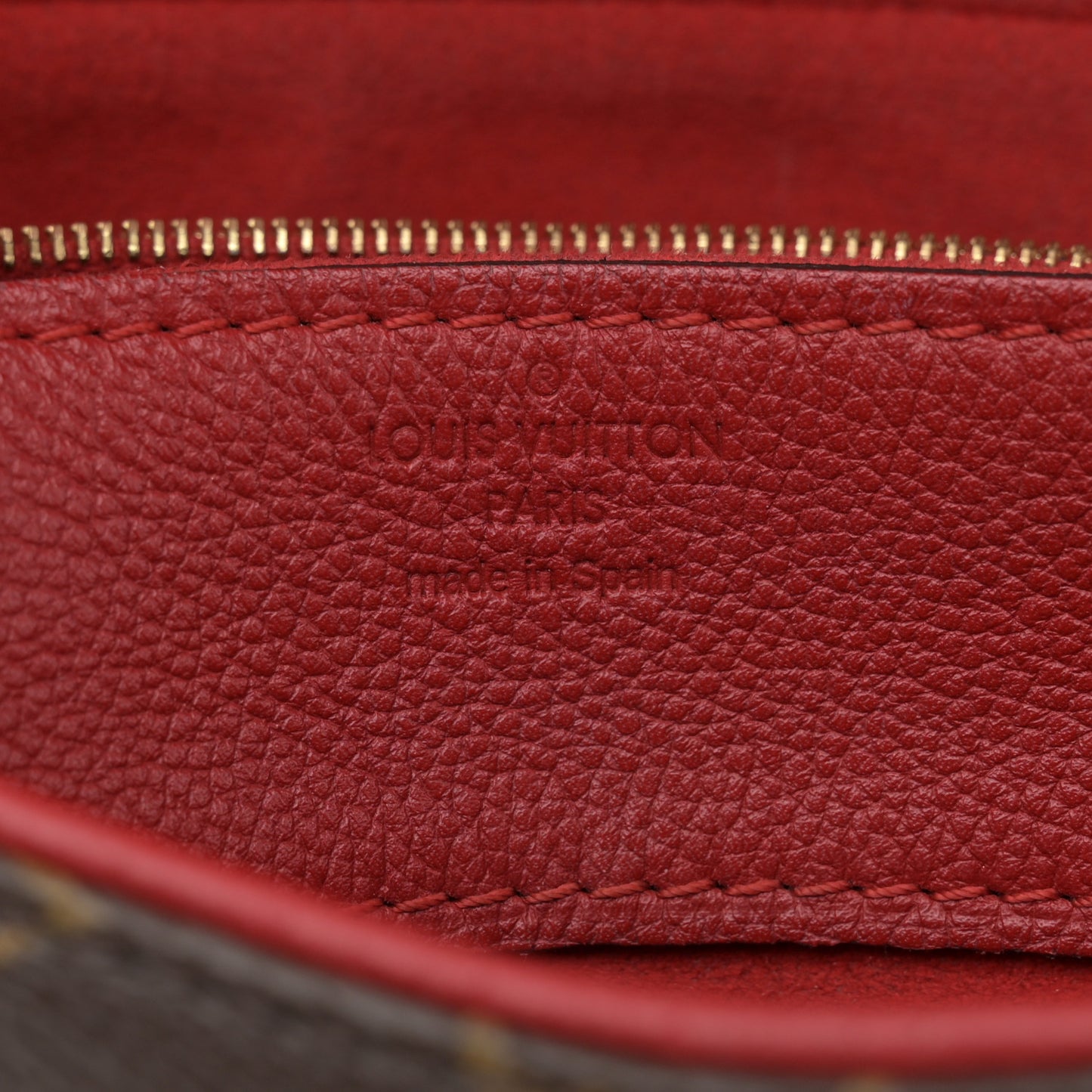 Monogram Pallas Chain Cherry