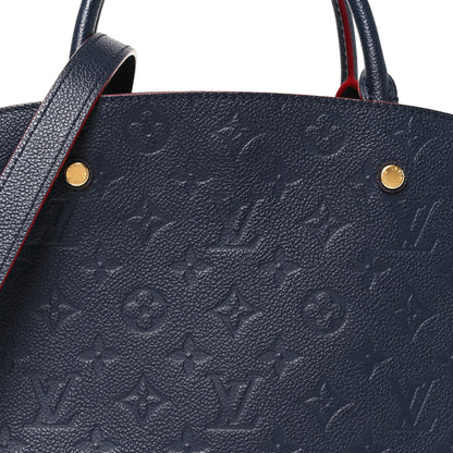 Louis Vuitton Empreinte Montaigne MM Marine Rouge 7 of 9