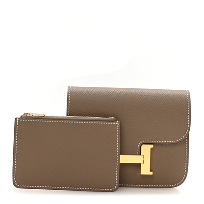 Hermes Epsom Constance Slim Wallet Etoupe 2 of 9
