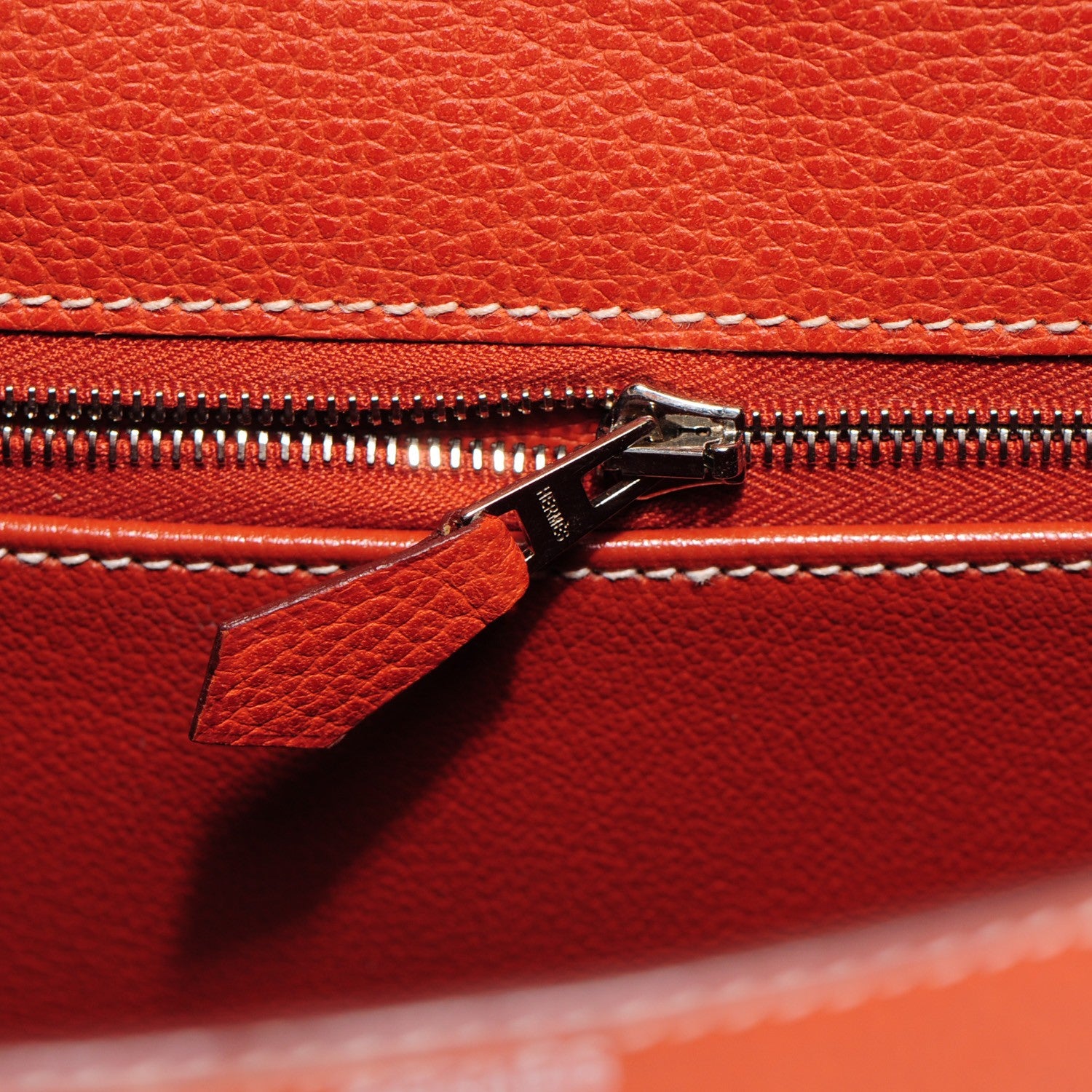 Hermes Vache Liegee Kelly Sellier 32 Brique 16 of 24