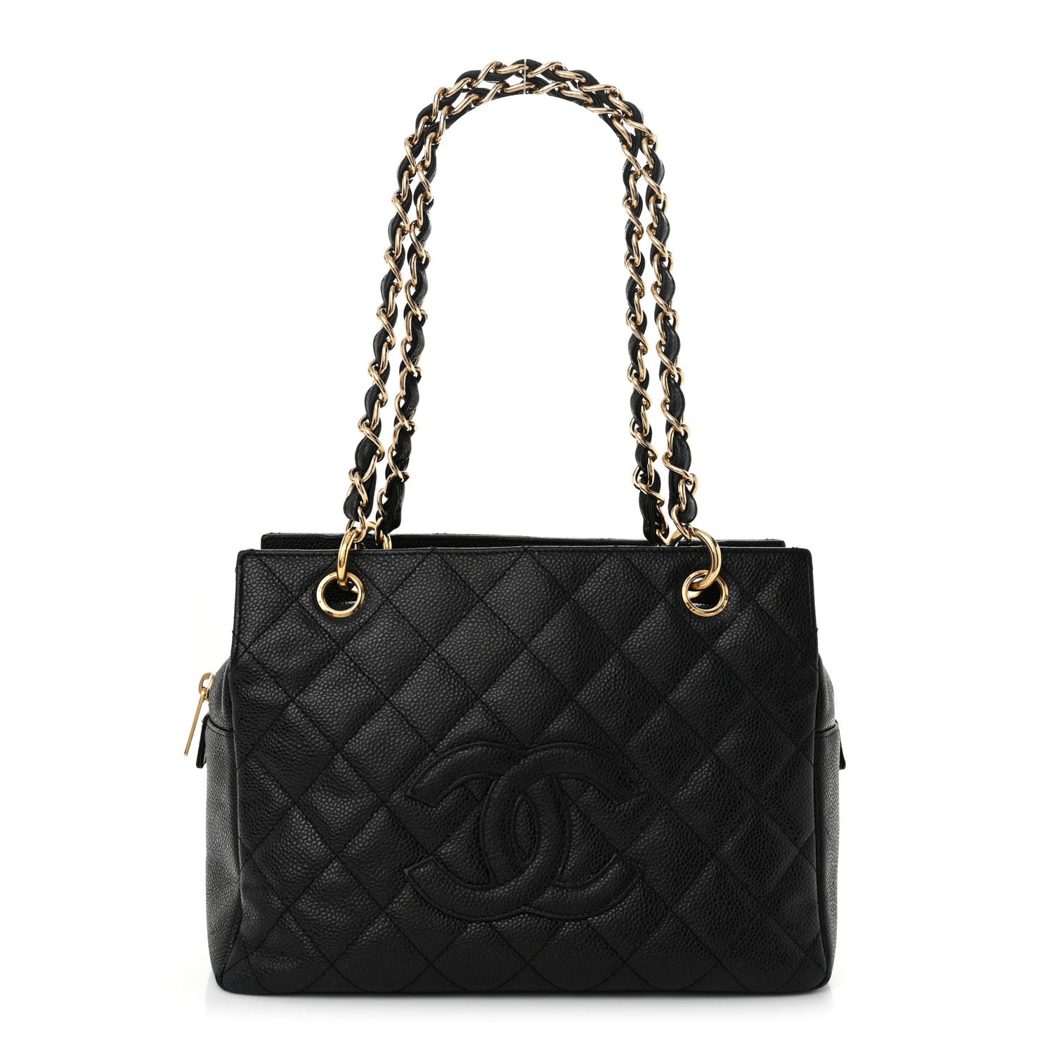 Chanel Caviar Quilted Petit Timeless Tote PTT Black 1 of 15