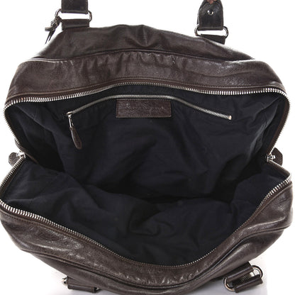 Balenciaga Agneau Giant 12 Silver Hardware Office Tote Charbon 8 of 26