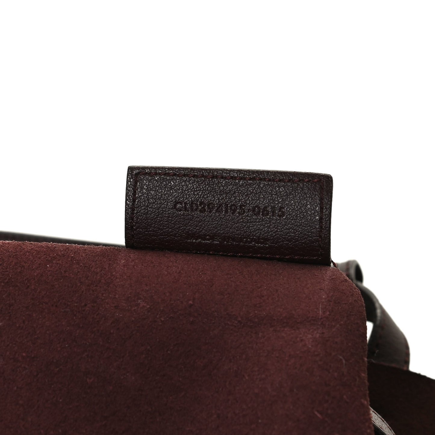 Calfskin Large Shopping Tote Bordeaux