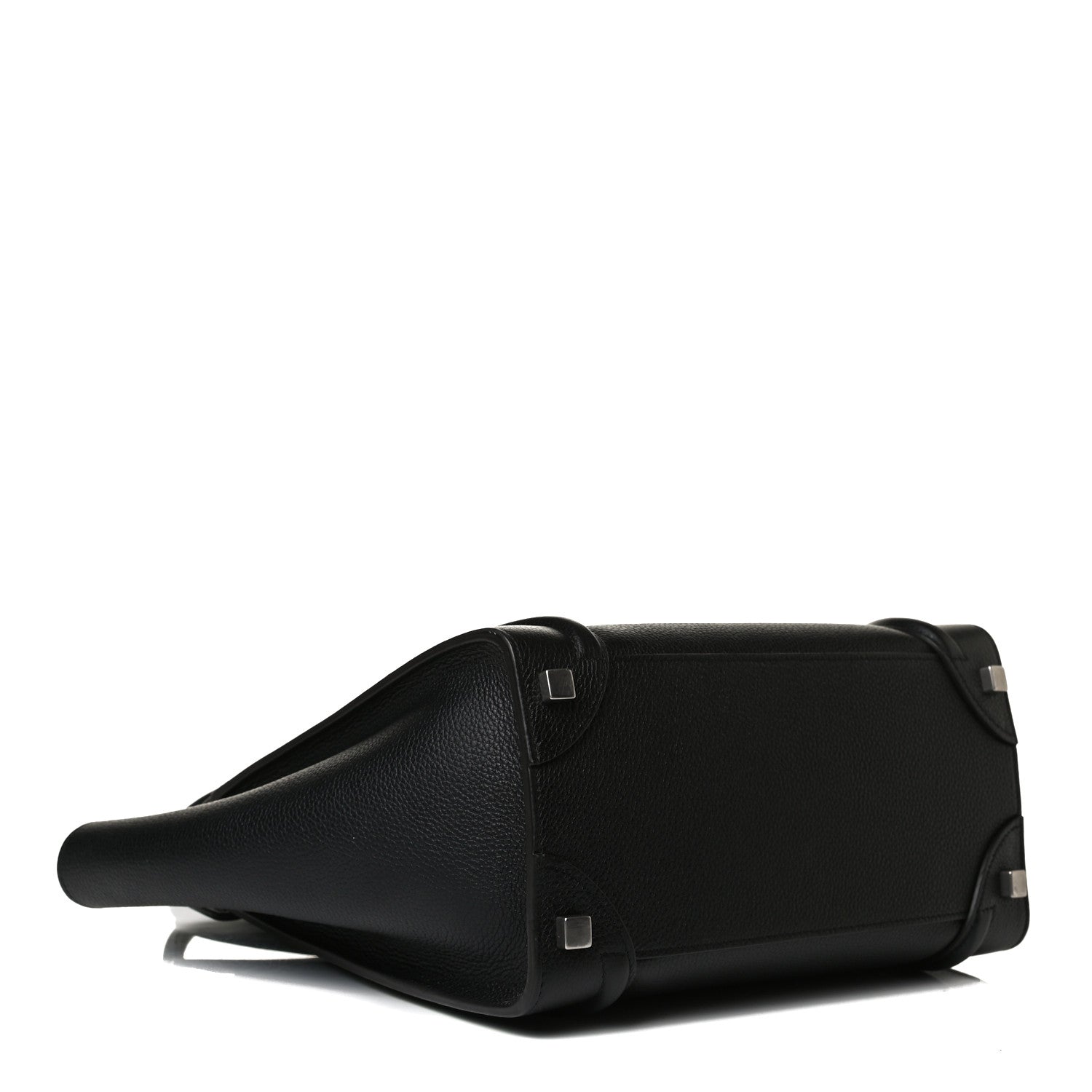 Celine Drummed Calfskin Micro Luggage Black 4 of 16