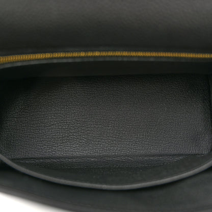 Hermes Togo Kelly Retourne 25 Black 5 of 11