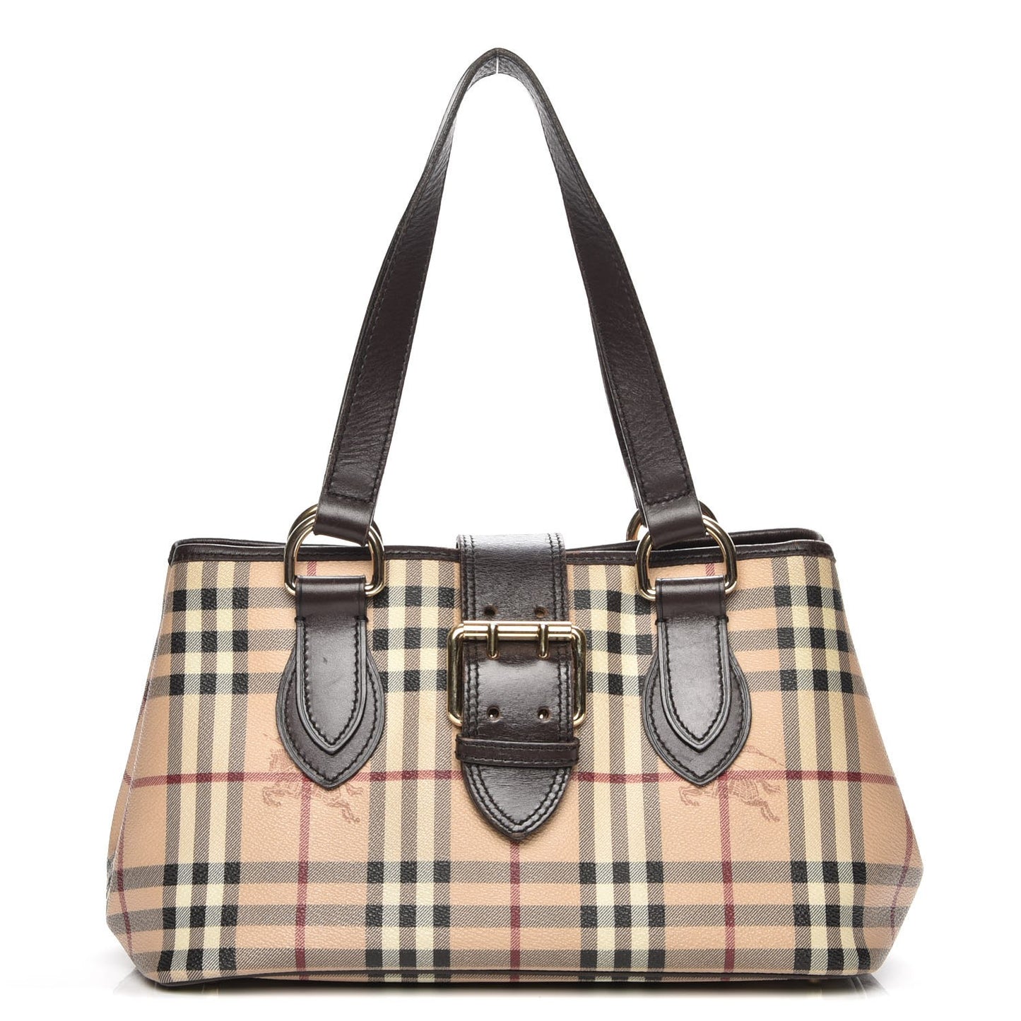 Haymarket Check Eden Tote Chocolate