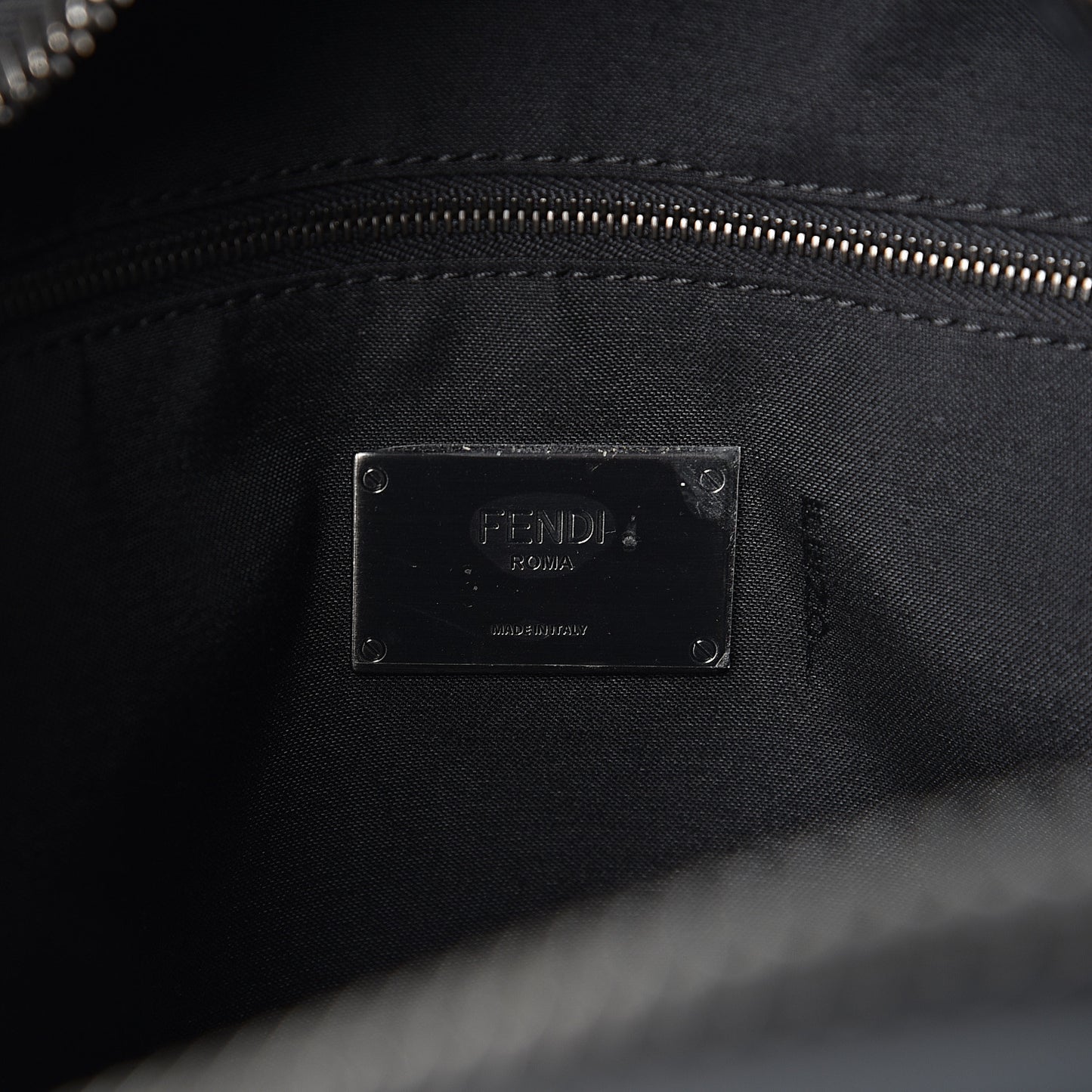 Vitello Grace FF 1974 Embossed Backpack Black