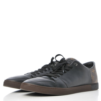 Louis Vuitton Calfskin Monogram Line Up Sneaker 13 Black 3 of 10