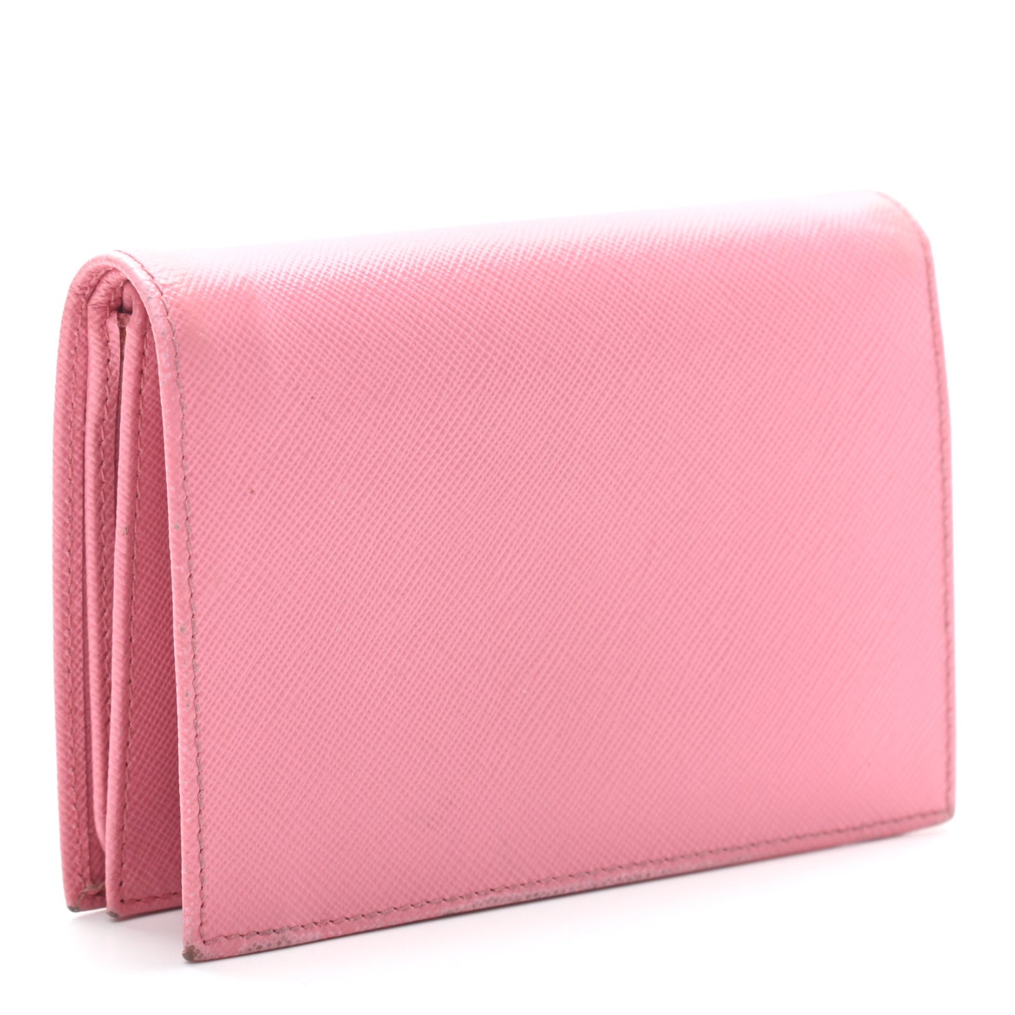 Saffiano Metal Bi-Fold Wallet Petalo