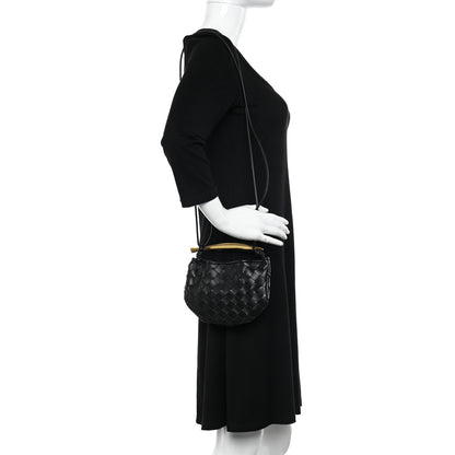 Bottega Veneta Nappa Intrecciato Mini Sardine Bag Black 2 of 9