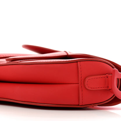 Christian Dior Ultra Matte Calfskin Mini Saddle Bag Red 10 of 12