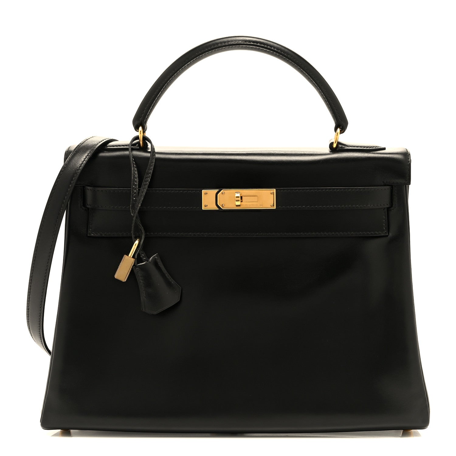 Hermes Box Kelly Retourne 32 Black 1 of 10