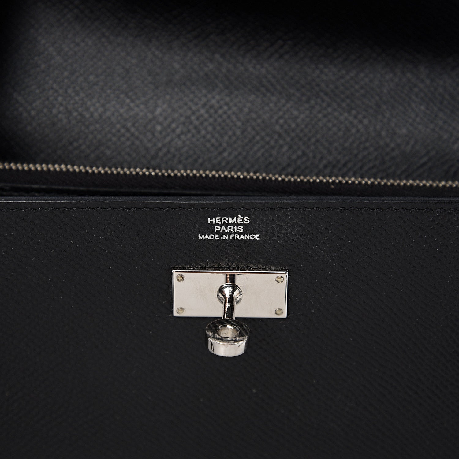 Hermes Epsom Kelly Longue Wallet Black 5 of 8