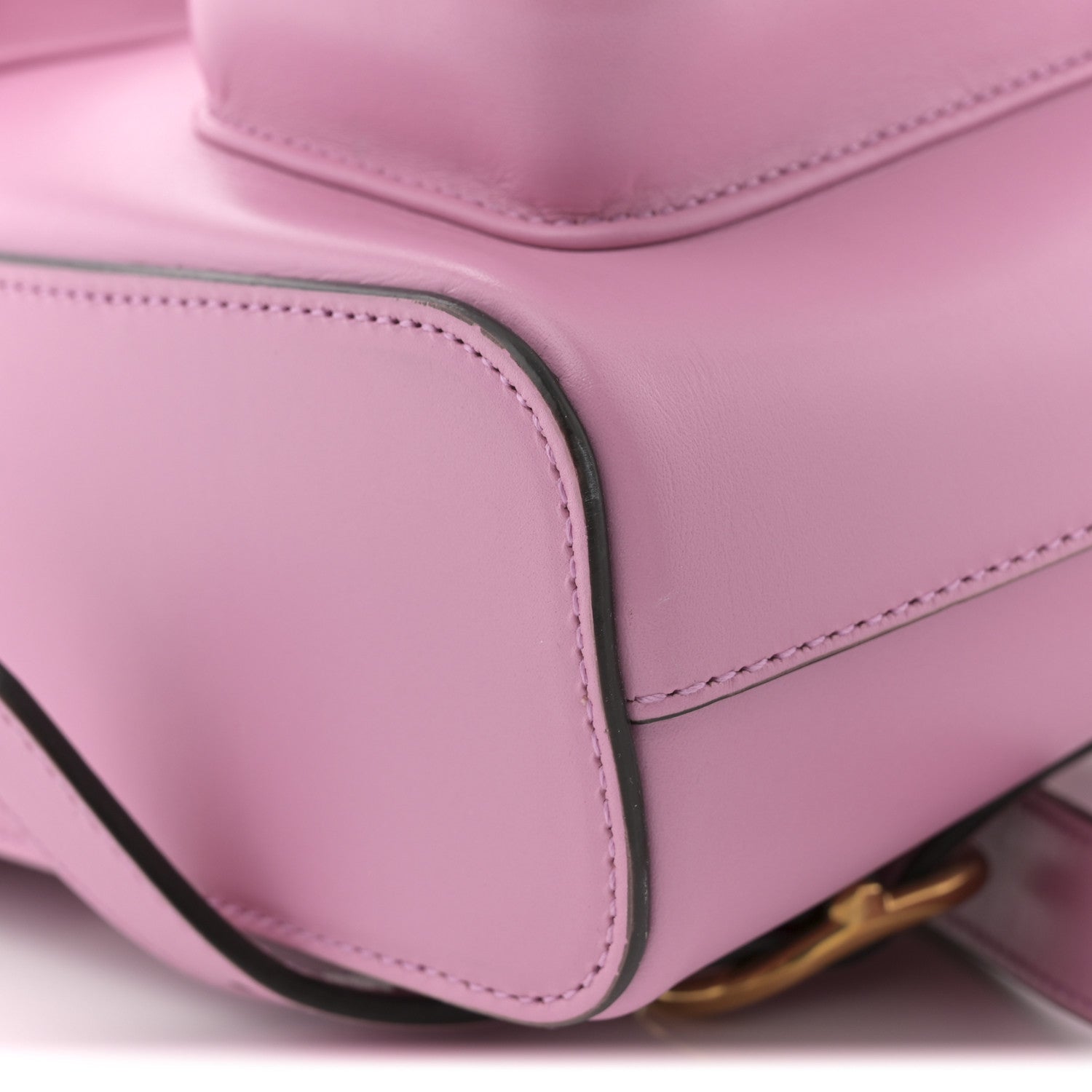 Gucci Calfskin Bamboo Backpack Glossy Pink 10 of 10