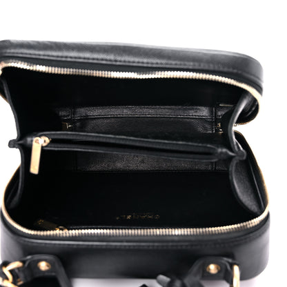 Chanel Caviar Quilted Medium CC Filigree Vanity Case Black 5 of 14