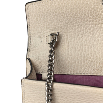 Gucci Dollar Calfskin Crystal Super Mini Dionysus Shoulder Bag Mystic White Black Diamond 12 of 17