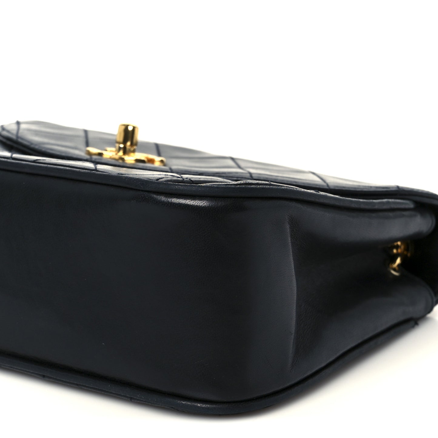 Lambskin Quilted Small Bijoux Flap Black
