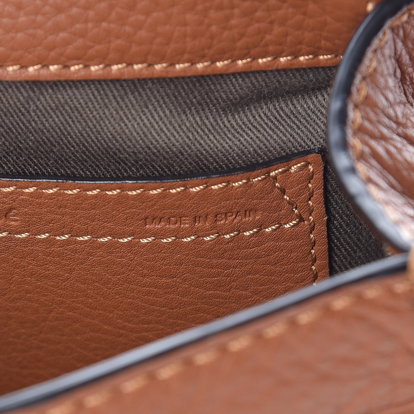 Calfskin Mini Marcie Round Crossbody Bag Tan
