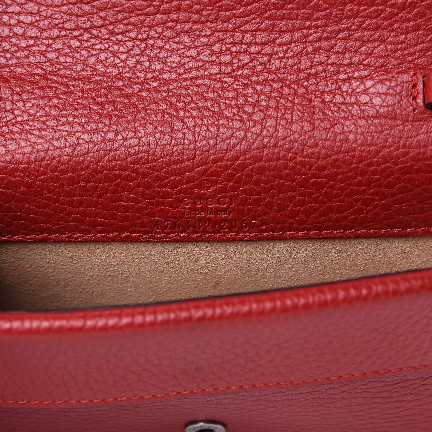 Calfskin Super Mini Dionysus Shoulder Bag Hibiscus Red