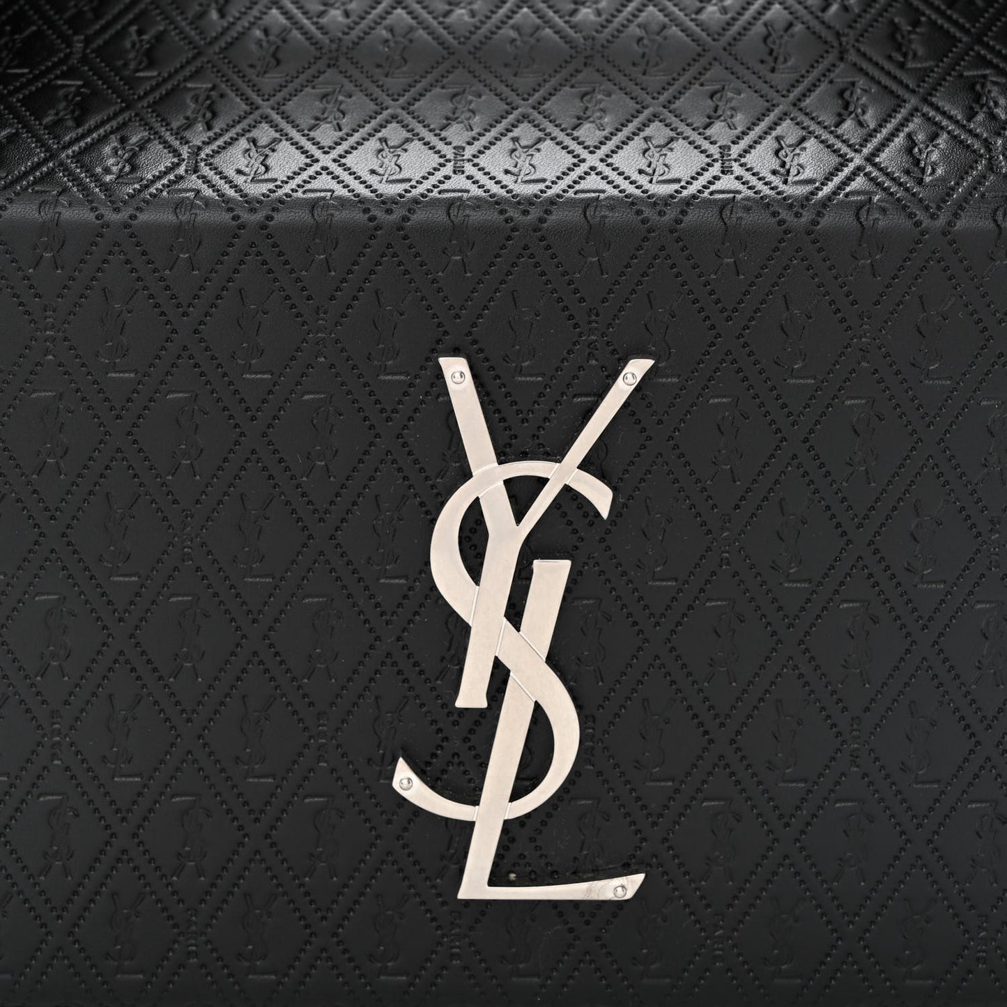Calfskin Monogram Take Away Box Black